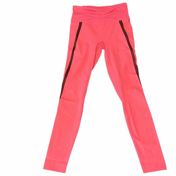 New Balance Bandier Tight Leggings Small Pink High Rise Sustainable Vibrant NWT - Picture 2 of 10
